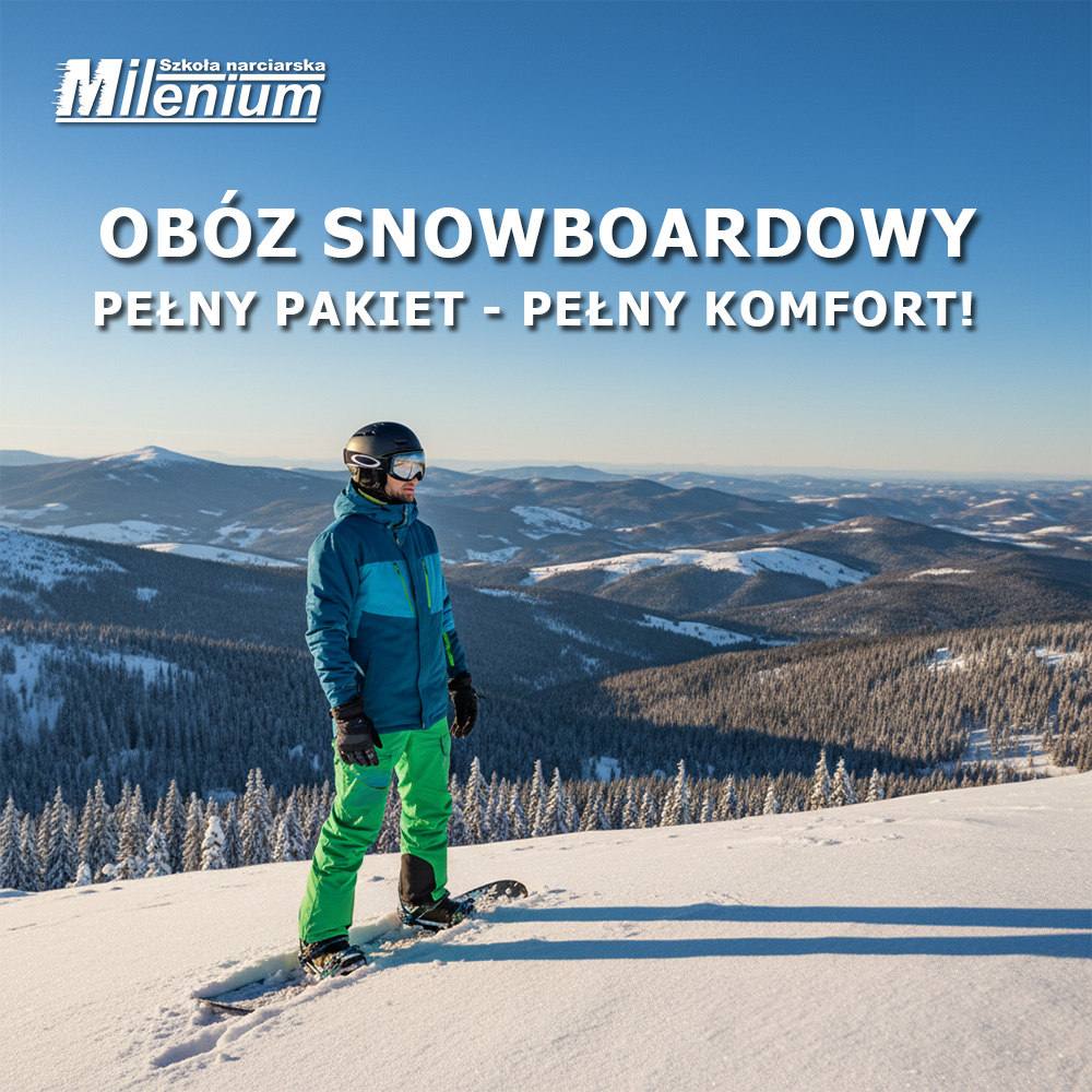 Obóz snowboard Milenium