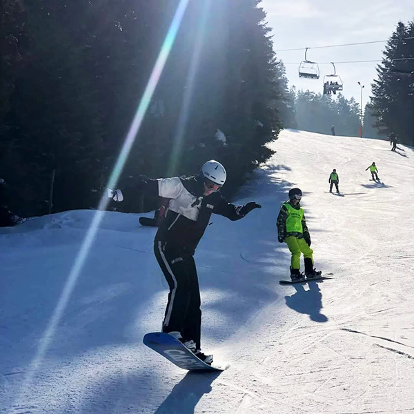 Snowboard - ferie zimowe
